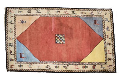 Lot 621 - Middle Eastern Gabbeh wool rug