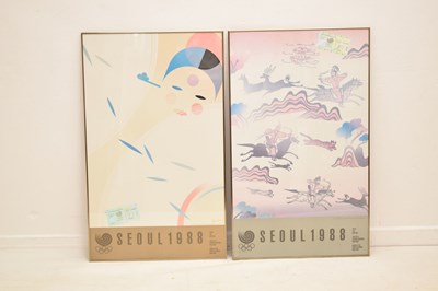 Lot 359 - Three Seoul 1988 Olympic posters