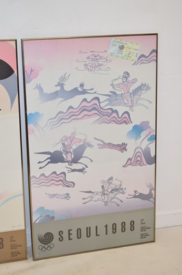 Lot 359 - Three Seoul 1988 Olympic posters