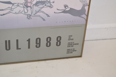 Lot 359 - Three Seoul 1988 Olympic posters