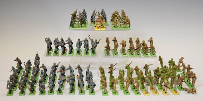 Lot 415 - Large quantity of Britains Deetail German and other military figures