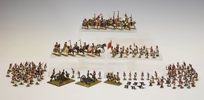 Lot 412 - Large quantity of hand painted lead military figures