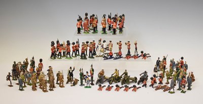 Lot 408 - Mixed group of Britains, John Hill & Co. and unbranded lead figures