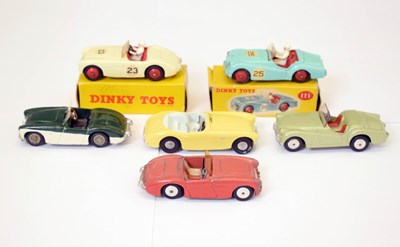 Lot 418 - Dinky Toys - Two boxed diecast model vehicles and others