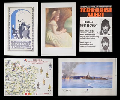 Lot 276 - Metropolitan Police Anti-Terrorism Branch 'Terrorist Alert' information poster