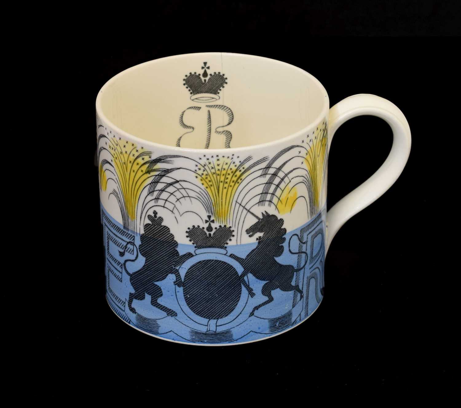 Lot 227 - Eric Ravilious (1903-1942) for Wedgwood - Edward VIII commemorative Coronation mug