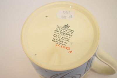 Lot 227 - Eric Ravilious (1903-1942) for Wedgwood - Edward VIII commemorative Coronation mug