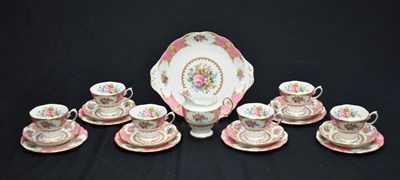 Lot 517 - Royal Albert 'Lady Carlyle' part tea set