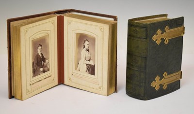 Lot 257 - Two Victorian cabinet card albums