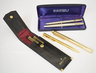 Lot 280 - Collection of late 20th century Sheaffer pens and Waterman propelling pencil