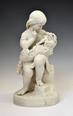 Lot 221 - Late 19th century Copeland 'Art Union of London' Parian figure titled 'Go To Sleep'