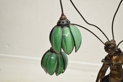 Lot 334 - Art Nouveau design table lamp