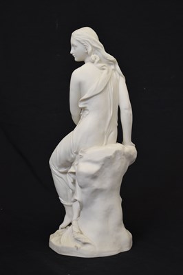 Lot 477 - Minton Parian figure of Miranda, designed by John Bell (1812-1895)