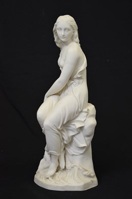 Lot 477 - Minton Parian figure of Miranda, designed by John Bell (1812-1895)