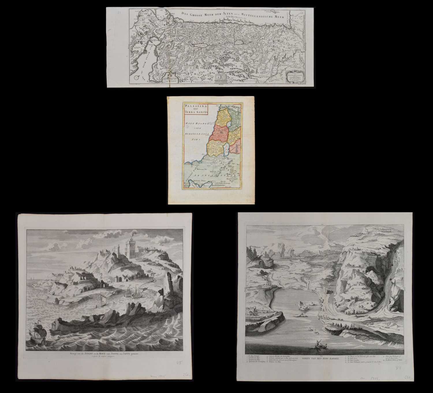 Lot 350 - Collection of unframed engraved maps and