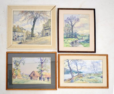 Lot 604 - Mary Baker - Two signed watercolours and two other watercolours