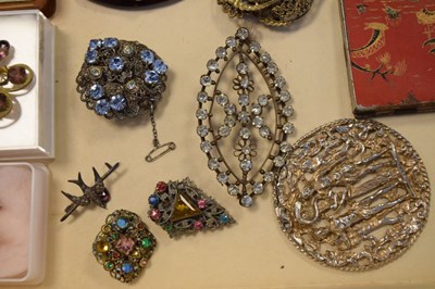 Lot 95 - Group of assorted costume jewellery and evening bags