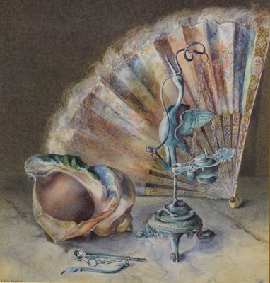 Lot Sarah Ellen Sanford (fl.1887-1927) - Watercolour - Still life study