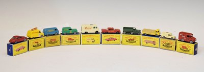 Lot 434 - Matchbox Series / Moko Lesney - Ten boxed diecast model vehicles