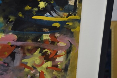 Lot 379 - Alan Davie (Scottish, 1920-2014) - Oil on paper - 'Summer Improvisation'