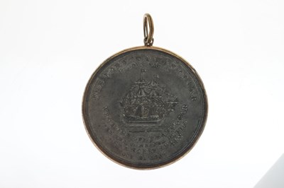 Lot 126 - Alexander Davison’s Medal for Trafalgar 1805, pewter, unnamed as issued