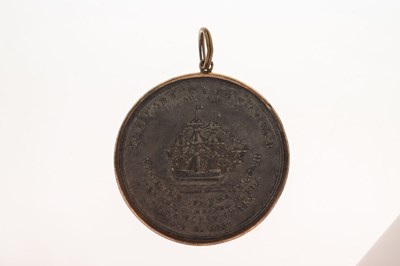 Lot 126 - Alexander Davison’s Medal for Trafalgar 1805, pewter, unnamed as issued