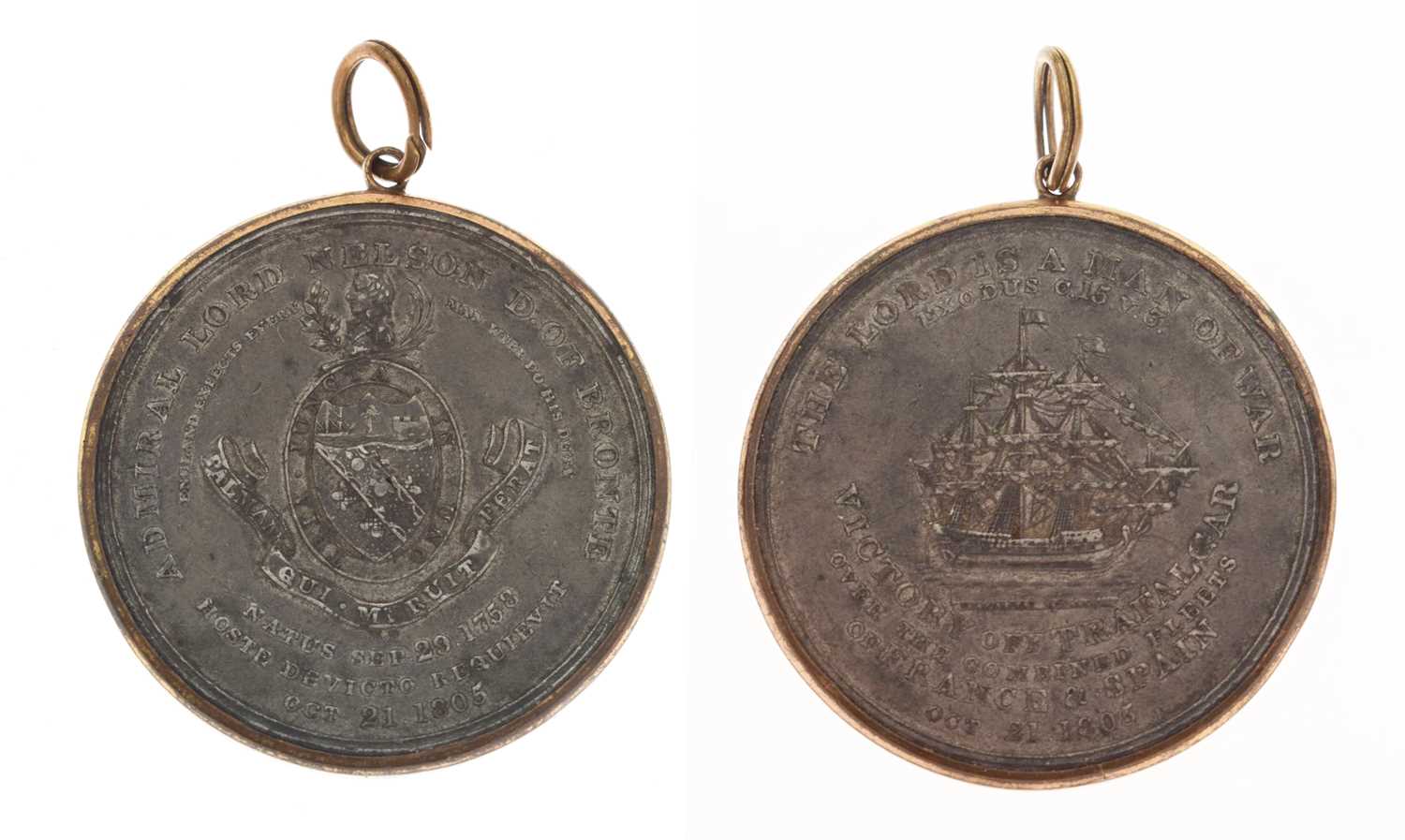 Lot 126 - Alexander Davison’s Medal for Trafalgar 1805, pewter, unnamed as issued