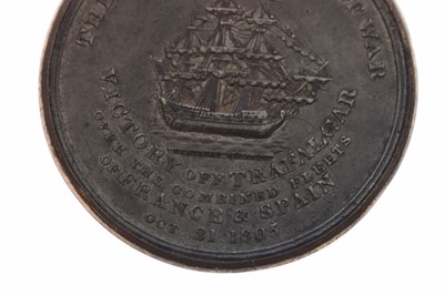 Lot 126 - Alexander Davison’s Medal for Trafalgar 1805, pewter, unnamed as issued