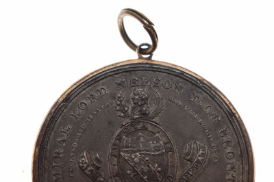 Lot 126 - Alexander Davison’s Medal for Trafalgar 1805, pewter, unnamed as issued