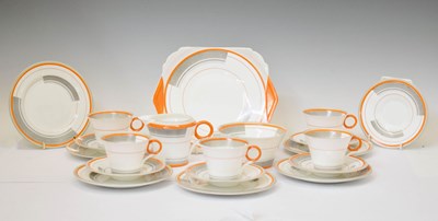 Lot 540 - Shelley Art Deco Regent shape (w 12132) part tea set