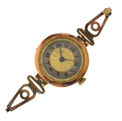 Lot 166 - Buren - Lady's early 20th century 18ct gold watch head