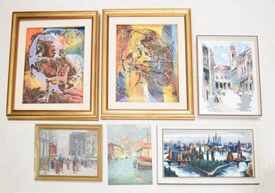 Lot 532 - Collection of oil paintings and prints