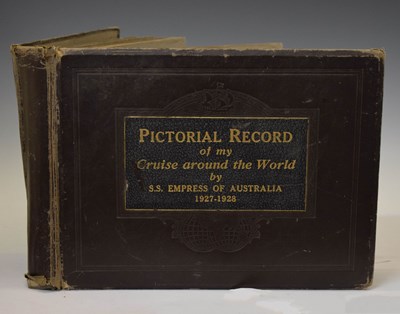 Lot 325 - SS Empress of Australia photograph album