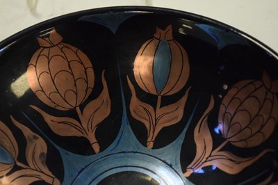 Lot 472 - Jonathan Chiswell-Jones lustre bowl