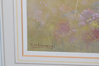 Lot 602 - Reginald Daniel Sherrin (British, 1891-1971) Goache - 'Changing Skies'
