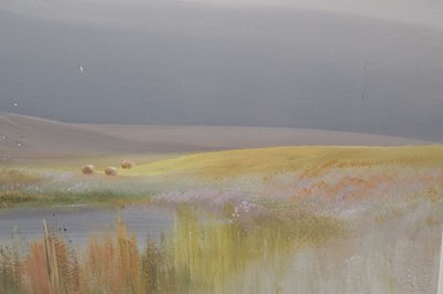 Lot 602 - Reginald Daniel Sherrin (British, 1891-1971) Goache - 'Changing Skies'