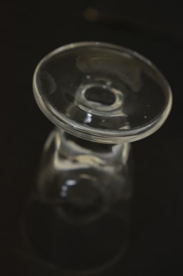 Lot 532 - Lars Hellsten for Orrefors, Sweden - Clear glass 'Corona' bowl