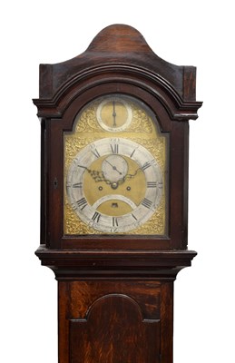 Lot 578 - George III oak-cased 8-day longcase clock with London five-pillar movement