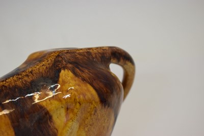 Lot 524 - Portuguese treacle glazed pottery novelty decanter by M Mafra