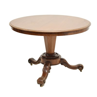 Lot 714 - Victorian mahogany tilt-top breakfast or centre table