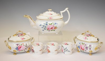 Lot 510 - Early 19th Century Derby floral wares