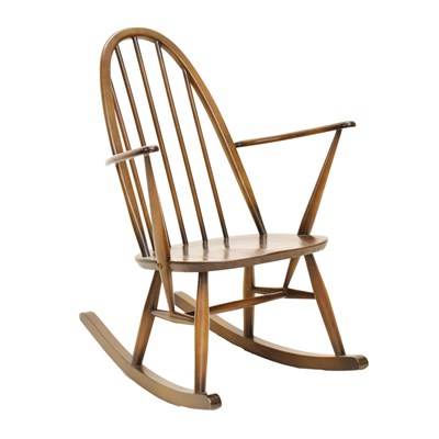 Lot 685 - Ercol - Child's Windsor elm rocking chair