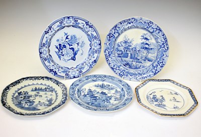 Lot 512 - Early 19th century pearlware plate, etc