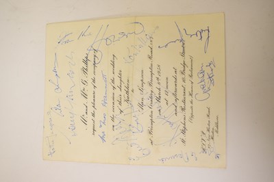 Lot 397 - Hancock's Half Hour autographs