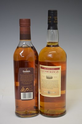 Lot 523 - Glenfiddich 15 years old 'Solera Vat' and Glenmorangie 'Port Wood Finish' Scotch Whisky