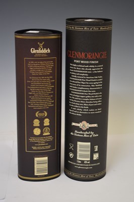 Lot 523 - Glenfiddich 15 years old 'Solera Vat' and Glenmorangie 'Port Wood Finish' Scotch Whisky