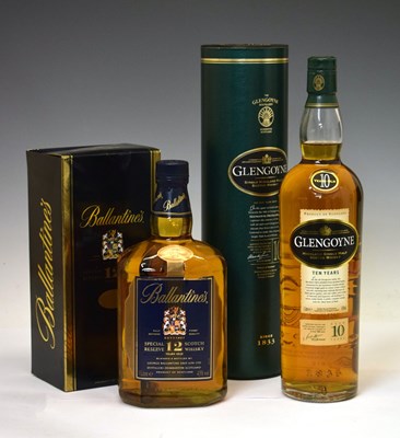 Lot Ballantine's Scotch Whisky, 12 years old, and a Glengoyne Scotch Highland, 10 years old