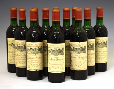 Lot Chateau Calon-Ségur Grand Cru Classe, 1966, Saint-Estèphe, Medoc