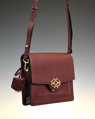 Lot Radley, London - Lady's 'Apsley Road claret coloured leather crossbody bag