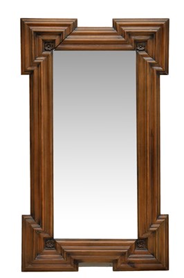 Lot 739 - 17th century-style mahogany wall mirror